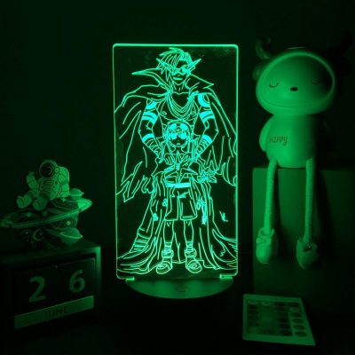 Gurren Lagann Kamina and Simon 3D Lamp