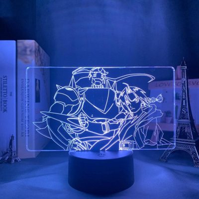 Fullmetal Alchemist Edward and Alphonse Elric New 3D Lamp