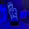 3d Led lampka nocna Anime Chainsaw Man Makima do dekoracja sypialni dzieci urodziny prezent Manga Chainsaw 3 - Anime Lamp UK Store