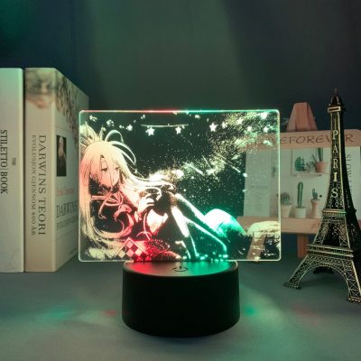 No Game No Life Shiro 3D Lamp