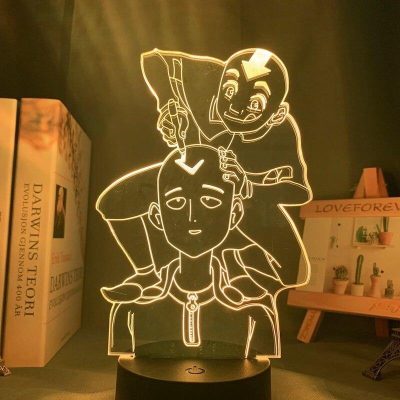One Punch Man and Avatar 3D Lamp