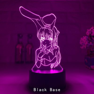 Bunny Girl Senpai 3D Lamp