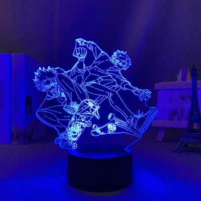 SK8 The Infinity Reki and Langa New Style 3D Lamp