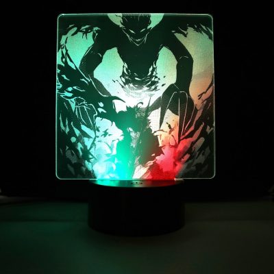 Black Clover Asta Two Tone 3D Lamp