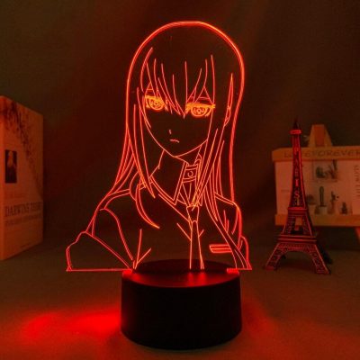 Steins Gate Makise Kurisu 3D Lamp