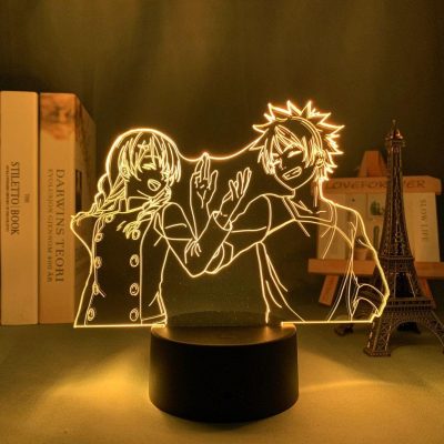 Food Wars Soma and Megumi 3D Lamp