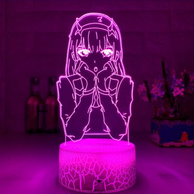 Darling In The Franxx Cute Zero Two 3D Lamp