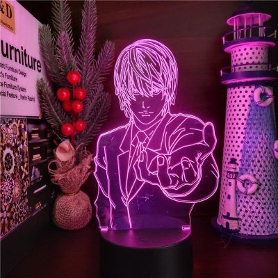 Hot Death Note Yagami Light 3D Lamp