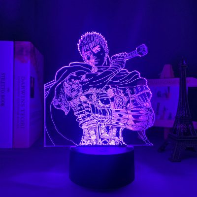 Anime Berserk Guts 3D Lamp
