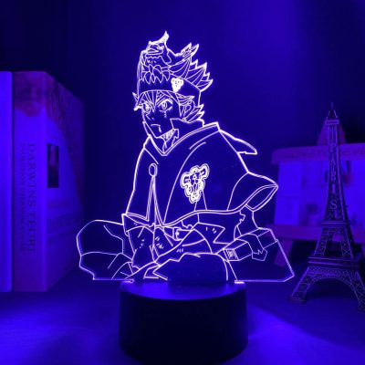 Best Quality Black Clover Asta 3D Lamp
