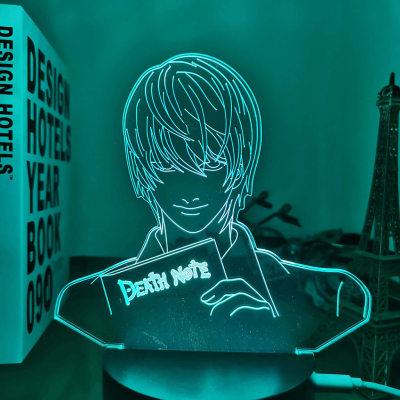 New Death Note Yagami Light 3D Lamp