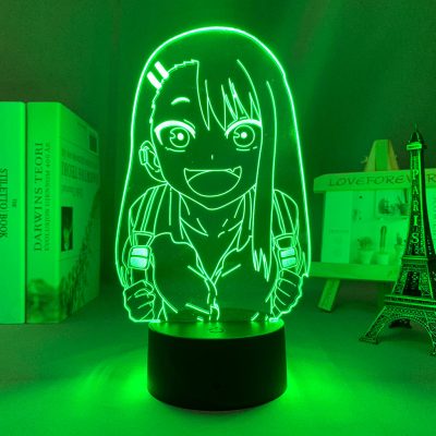 Don't Toy with Me Miss Nagatoro Hayase Nagatoro 3D Lamp