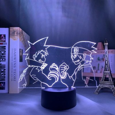Soul Eater Evans and Black Star 3D Lamp