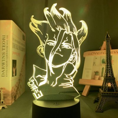 Hot Anime Dr Stone Ishigami Senku 3D Lamp