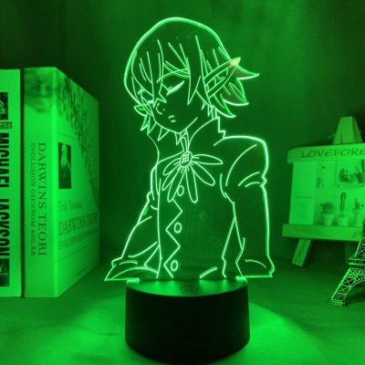 The Seven Deadly Sins Helbram 3D Lamp