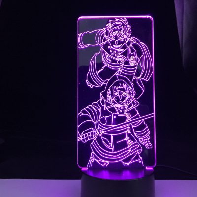 Fire Force Shinra and Arthur 3D Lamp