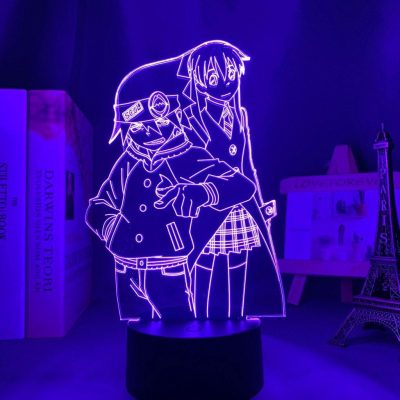 Soul Eater Evans and Maka 3D Lamp