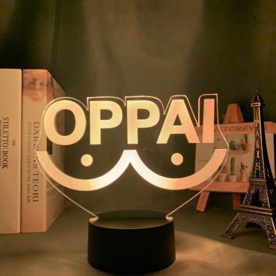 One Punch Man Oppai 3D Lamp