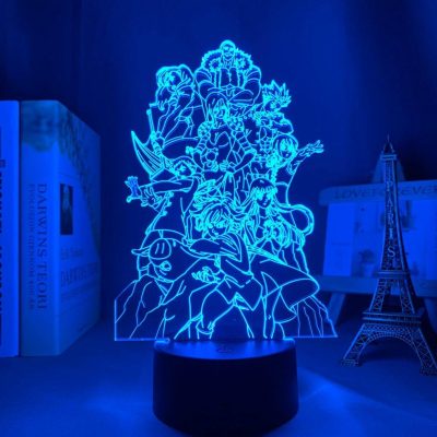 The Seven Deadly Sins 3D Lamp
