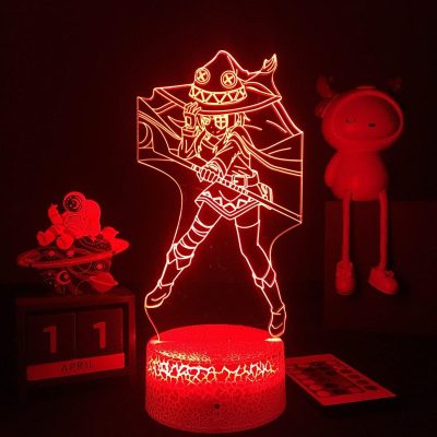 KonoSuba Megumin Hot Style 3D Lamp