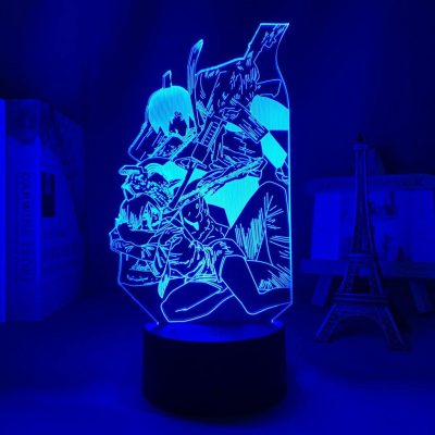 Chainsaw Man Denji vs Gun Devil 3D Lamp