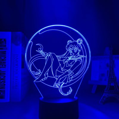 Sailor Moon Lovely Usagi Tsukino 3D Lamp