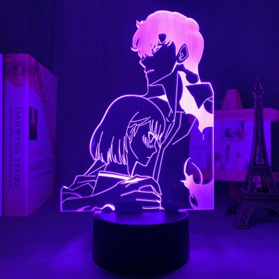 Solo Leveling Sung Jinwoo and Cha Hae In 3D Lamp