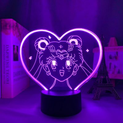 Sailor Moon Usagi Tsukino Home Decor 3D Lamp