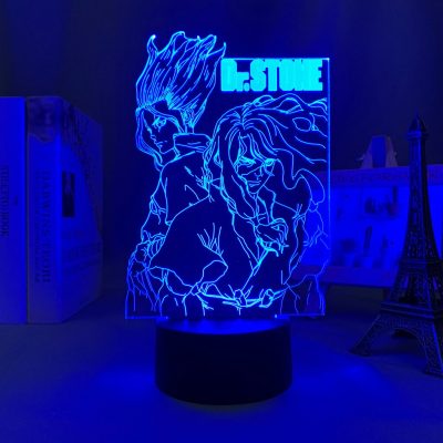 Dr. Stone Senku and Tsukasa 3D Lamp