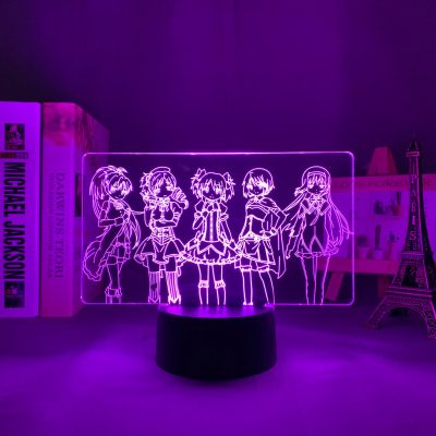 Puella Magi Madoka Magica 3D Lamp