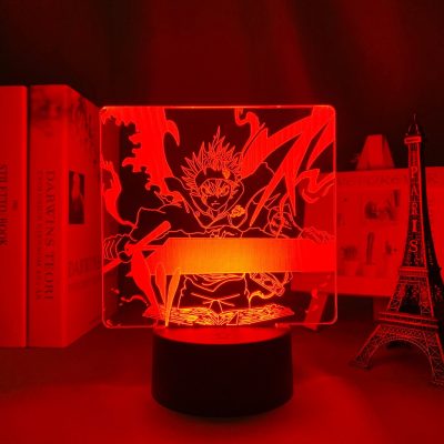 Black Clover Cool Asta 3D Lamp