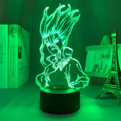 Dr Stone Senku 3D Lamp