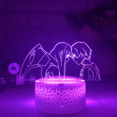 Darling In The Franxx Love Zero Two 3D Lamp