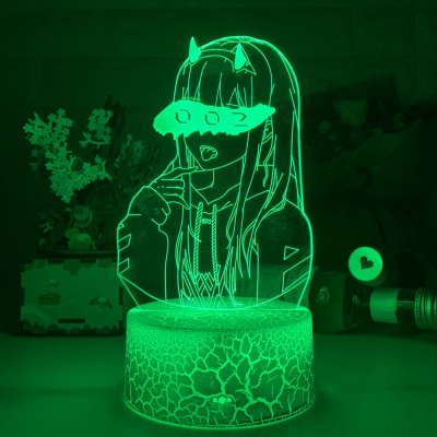 Darling In The Franxx Zero Two 3D Lamp