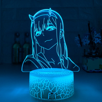 Darling In The Franxx Zero Two 3D Lamp