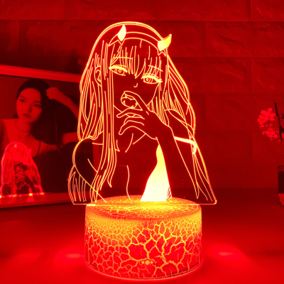 New Collection Darling In The Franxx Zero Two 3D Lamp