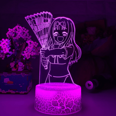Kaguya Sama Love Is War Lovely Fujiwara Chika 3D Lamp