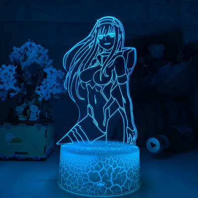 Darling In The Franxx Sexy Zero Two 3D Lamp