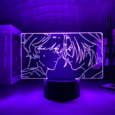 Banana Fish Ash And Eiji 3D Lamp