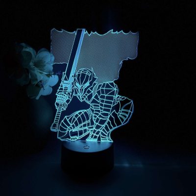 Berserk Guts Cool Guy 3D Lamp