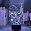 Anime Akame Ga Kill Led Light for Bedroom Decor Night Light Kids Children Birthday Gift Manga 2 - Anime Lamp UK Store