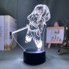 Anime Led Night Light Fairy Tail Erza Scarlet Figure for Bedroom Decor Light Battery Powered Birthday 3 - Anime Lamp UK Store