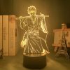 Gintama Gintoki Sakata Led Night Light for Bedroom Decor Colorful Nightlight Anime Gift Gintama 3d Lamp 1 - Anime Lamp UK Store