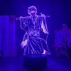Gintama Gintoki Sakata Led Night Light for Bedroom Decor Colorful Nightlight Anime Gift Gintama 3d Lamp 2 - Anime Lamp UK Store