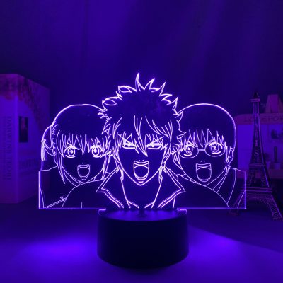 Hot Anime Gintama 3D Lamp
