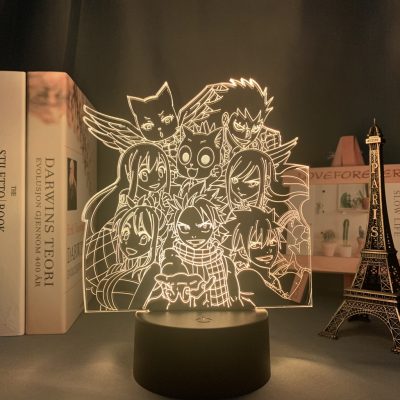 Manga Fairy Tail Group Night 3D Lamp