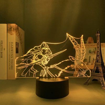 Anime Princess Mononoke Ashitaka 3D Lamp