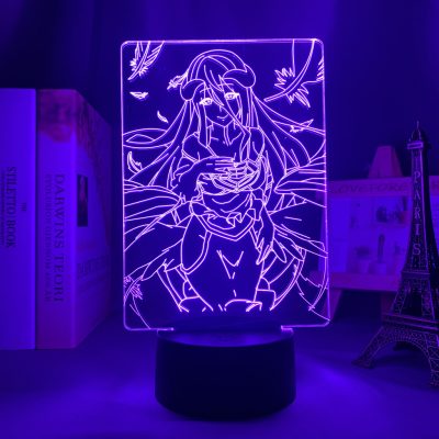 Anime Led Light Overlord Albedo Lamp