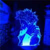 3D Lamp Anime MY HERO ACADEMIA HITOSHI SHINSO Figure Acrylic Led Night Light for Kids Bedroom 3 - Anime Lamp UK Store