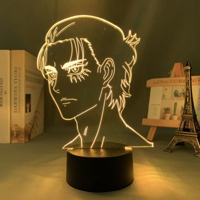 Attack on Titan Eren Yeager New 3D Lamp